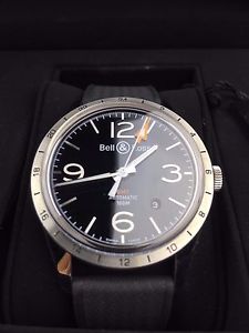 BELL & ROSS VINTAGE ORIGINAL BR123 |  BRV123-BL-GMT- 24H | MENS WATCH