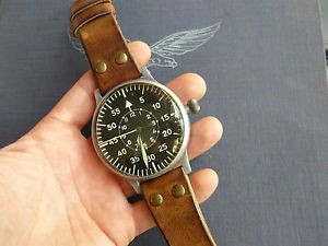 Laco WWII German Luftwaffe Beobachtungsuhr B-Uhr Military Observer’s Watch HUGE