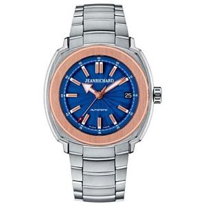 Jeanrichard 60510-56-402-11A Mens Blue Dial Automatic Watch