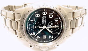 GLYCINE STRATOFORTE AUTOMATIC STAINLESS STEEL CHRONOGRAPH WATCH, 46MM