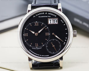 A Lange & Sohne Grand Lange 1 Black Dial 117.028 Box & Papers!