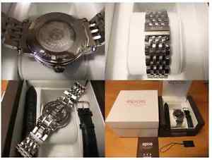EPOS EMOTION 3391 3391BLM Night Sky Kanpanora Blue Watch W/Box Excellent++