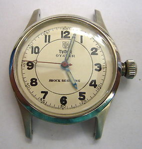 Vintage Tudor Oyster 4453 1960's 17 Jewel Winding watch  Case (No Band)