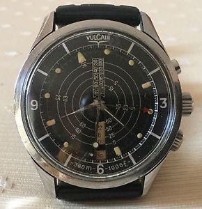 Vulcain Cricket Nautical, Year 1967, With Box, our vintage wwwold4youcom
