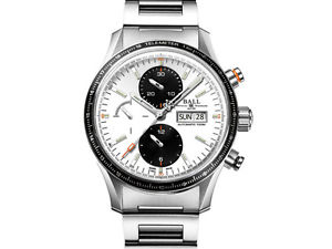 Ball Fireman Storm Chaser Pro Watch, Stainless steel, Cronograph, Foldover clasp