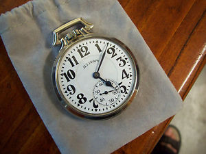 Stunning Illinois 16s Bunn Special 161A Elinvar 60 hour Pocket Watch