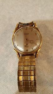 Vintage Glycine 18K Gold  -62.8g Automatic Men Watch! Ticks ! Run!