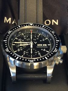 2016 NEW Marathon Swiss Made CSAR - 300m Automatic Pilots Chronograph Watch