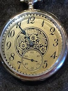 1909 ELGIN POCKET WATCH -- 14K GOLD WATCH -- 15 JEWELS