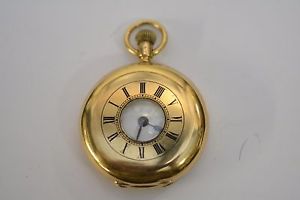Antique 18k Demi Hunter Pocket Watch Seth Thomas 1888