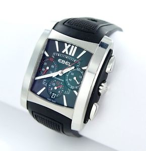 Ebel Brasília Automatic Chronograph Mens Watch Ref E9126M52 2013 Papiere