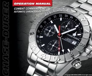 Chase Durer Combat Command GMT $1,995 New -Make Offer- Sinn Fortis Valjoux 7750