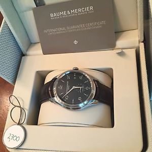 Baume and Mercier Clifton Automatic Black Dial Mens Watch 10053
