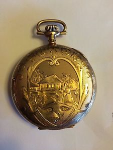 Waltham Pocket Watch Solid Gold All Sales Are FINAL!