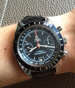 Yema Vintage Meangraf Super Incabloc Chronograph Watch 1970s Rare