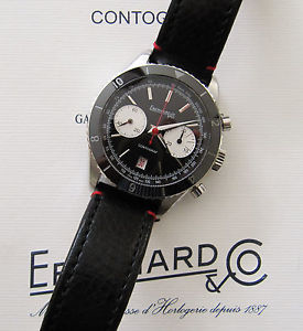 Eberhard & Co Contagraf Ref 31069 Reissue Complete With Book And Swing Tag