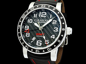 Auth GRAHAM Silverstone Time Zone GMT 2TZAS.B02A SS Auto Men's Watch(S A48683)