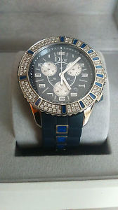 CHRISTIAN DIOR Christal Diamond & Blue Sapphire Dior Christal Ladies Watch