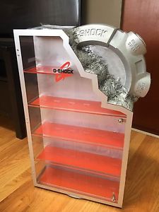 Rare G-Shock & Baby-G Watch Rotating Display Case Mudman Frogman Mudmaster 6900