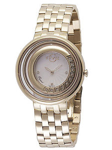 GV2 By Gevril Women's 1602 Vittorio Diamonds Gold IP Stainless Steel Watch