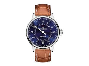 MeisterSinger Herrenuhr Einzeigeruhr mit Zusatzfunktion Automatik Perigraph AM10