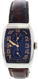 Homme Dubey & Schaldenbrand Aerodyn Duo GMT Montre En Acier Inoxydable