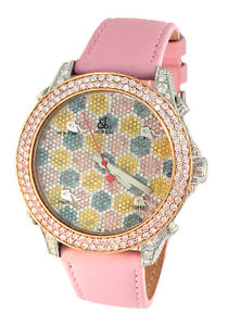 Jacob & Co Multi-Color Polkadot Diamond 6.50CT JCO Swiss 40MM Five Time Watch