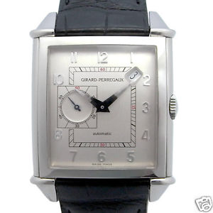 Auth GIRARD-PERREGAUX "Vintage 1945" 25835-11-111-BA6A Automatic, Men's watch