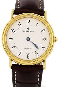 Herren Girard Perregaux Classique 18K Gelbgold Uhr Mit Kiste DZ1008