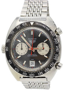 Vintage Heuer Autavia Cronógrafo Automático Gay Freres Pulsera