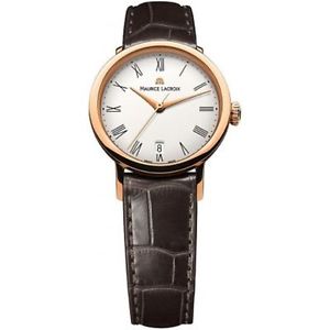 Maurice Lacroix ML-LC6013-PG101-110 Womens White Dial Analog Automatic Watch