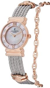 Charriol St Tropez Mother of Pearl Dial Ladies Watch 028PD1540552