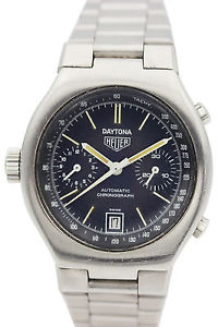 Homme Vintage Heuer Daytona Montre En Acier Inoxydable 110.203.B
