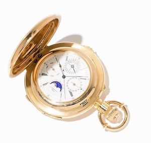 Louis Audemars, Gold Hunter with Perpetual Calendar, 1876