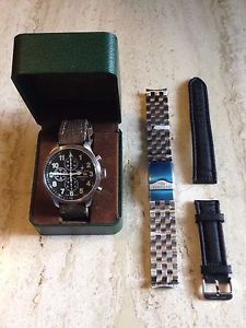 ZENO-WATCH BASEL Chronograph Limited Edition USA 47mm Pilot Aviator Rare ~ LNIB