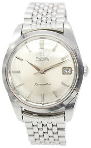 Hombres Omega Seamaster Fecha Automático Acero Inoxidable