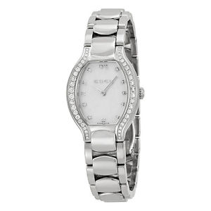Ebel Beluga Tonneau Mother of Pearl Dial Diamond Ladies Watch 1215924