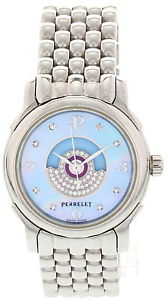 Femmes Perrelet Femme Temptest Automatique Acier Inoxydable Avec Diamants