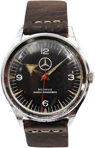 Hombres Vintage Benrus Amortiguador Acero Inoxidable Serie 2155