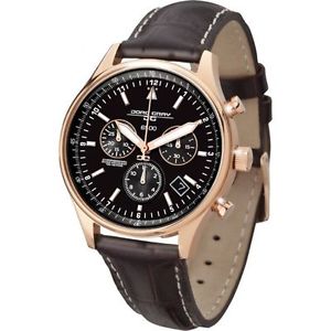 Jorg Gray JG6500-62 Unisex Black Dial Chronograph Quartz Watch