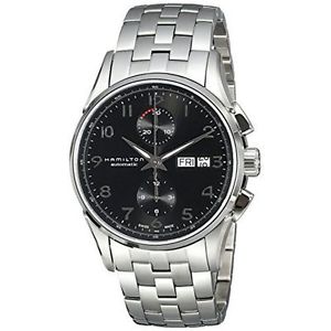 Hamilton H32576135 Mens Black Dial Automatic Watch with Stainless Steel Strap