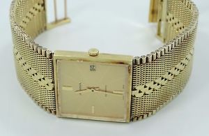 WOW HEAVY 18K SOLID GOLD JUVENIA AUTOMATIC BOLD WRIST WATCH B2379