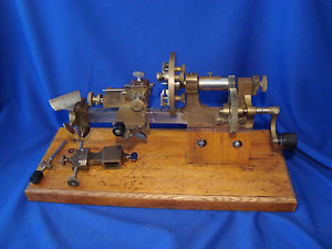 Antique Watchmakers Lathe BURIN FIXE