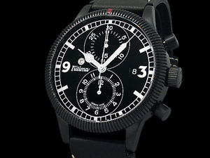 Auth TUTIMA Grand Classic Chronograph 781-31 PVD Auto Men's Watch(S A48012)