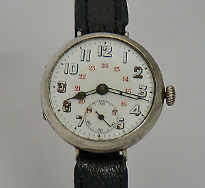 Fontainemelon WW1 Trench Watch ENGRAVED 21st MAC 1917 Private Whalley