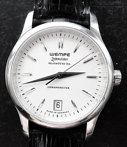 Wempe Zeitmeister Glashütte Chronometer Elegante Automatik Herren Armbanduhr