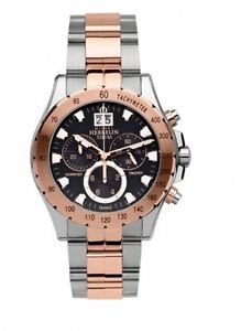 Michel Herbelin Montre Chronographe Pour Hommes Inox Bicolore NEWPORT TROPHY