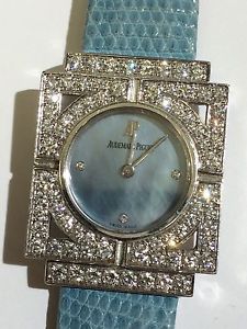 Audemars Piguet White Gold Diamond Women's Watch Quartz