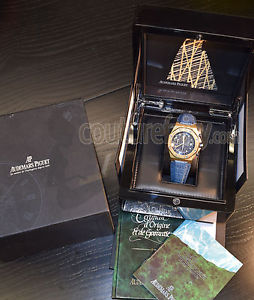 AUDEMARS PIGUET ROYAL OAK OFFSHORE YG YELLOW GOLD WATCH