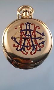 Rare Amazing 18k gold Kew London  English Tourbillon Karrusel Pocket Watch
